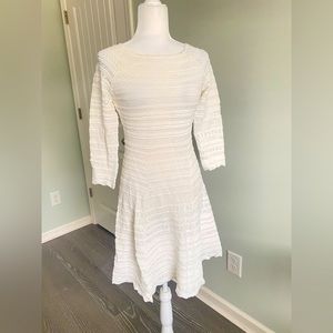 Antonio Melani Ivory Knit Dress